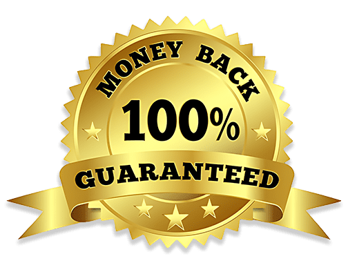 180-day money-back guarantee seal