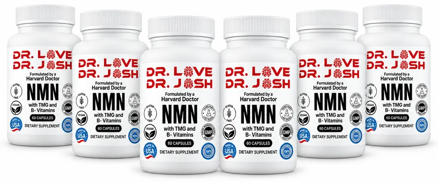Bottles of Dr. Love's NMN