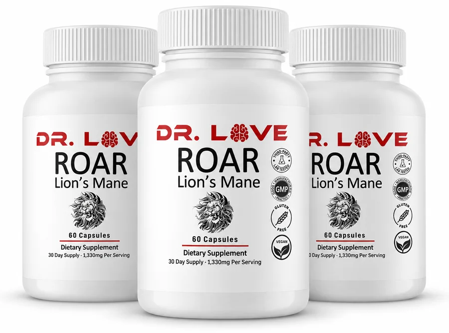 3 bottles of ROAR